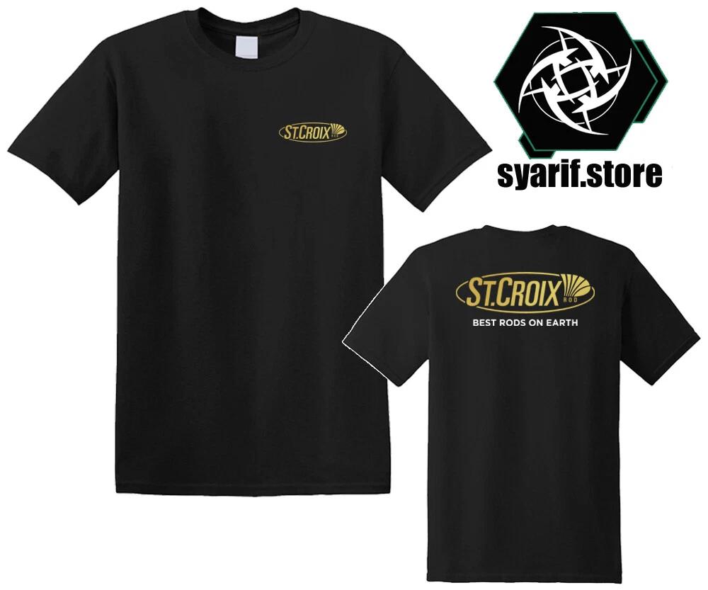 St. Croix Fishing Men s Black Grey Size S-5XL XL