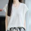 NaVaVa RomanTic Lace V Neck Cap sleeVe T shirT nT2775