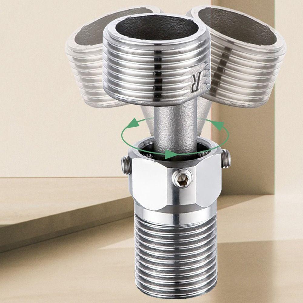 Angle Adjustment Eccentric Screw Corner Lengthened Shower Faucet Adapter  Bathroom Hardware