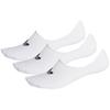 adidas Originals Unisex Low Cut Logo Socks 3 Packs White Men's FM0676