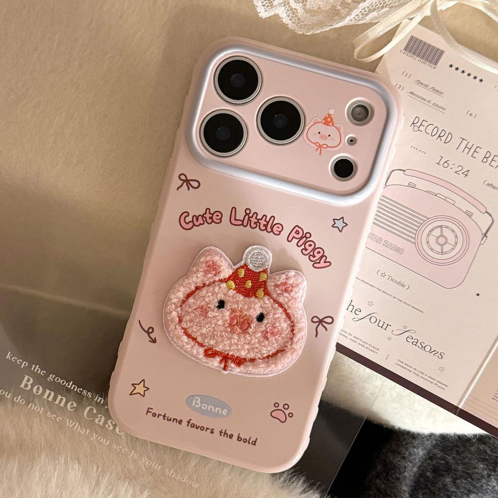 Plush cartoon collection apple 17promax mobile phone case iphone16 for 11 three-dimensional animals 1513