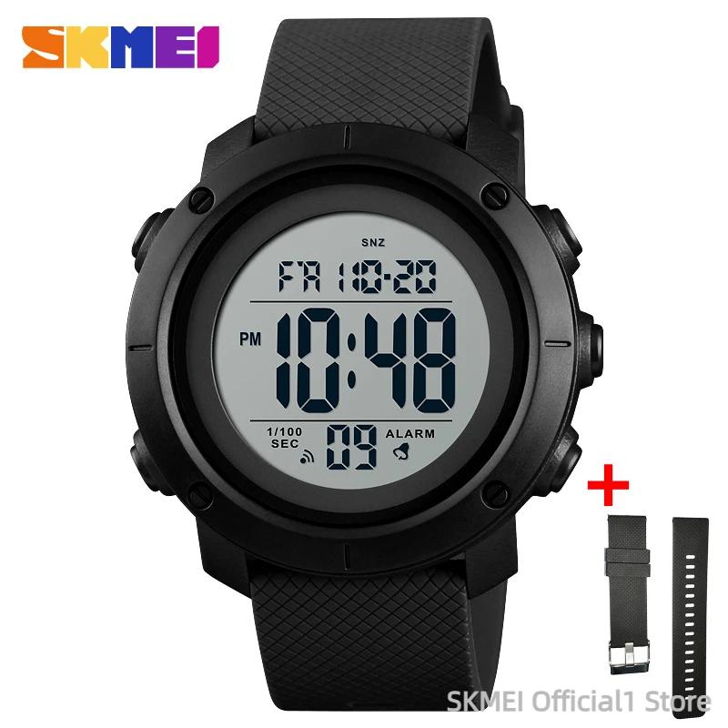 SKMEI 1426 Luxe Digitale Horloge voor Mannen Sport Waterdicht Elektronische Heren Polshorloges Stopwatch Wekker 1416 Reloj Hombre