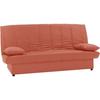 3-seater Sofa Bed - 100% Cotton Terracotta Fabric - Contemporary Style - L 190 X D 92 Cm - MILA
