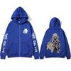 Anime My Hero Academia Bakugou Katsuki Merch Bluza Rozpinana na Zamek Męska Damska Bawełna Polarowa Kurtka Zapinana na Zamek Męski Manga Cosplay