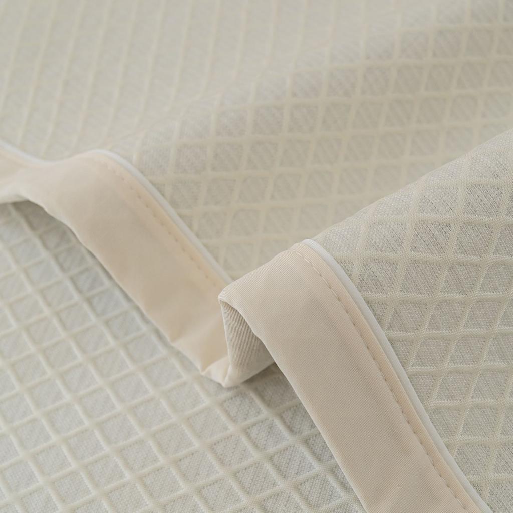 New Summer Ice Silk Cool Sensation Silk Sofa Cushion Solid-Color Cool And Anti-Slip Sofa Cover Soft Mat Covering Cloth Cushion