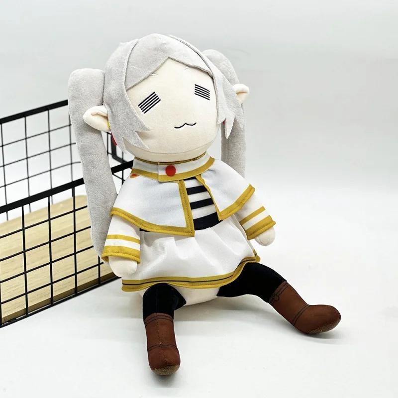 Peluche Frieren da 50 cm all'Elf Funeral Frieren Peluche Bambola Imbottita in Cotone Figure Kawaii Articoli di Merchandising Anime Decorazione per la Casa Artigianato