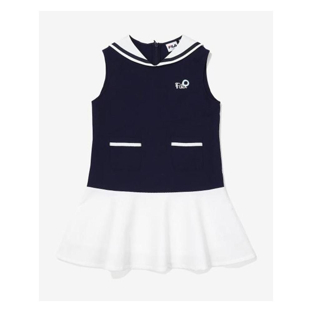 [fila Kids] Seersucker Dress  Fk2opf2301f Owh  q0zFk2opf2301fOwh