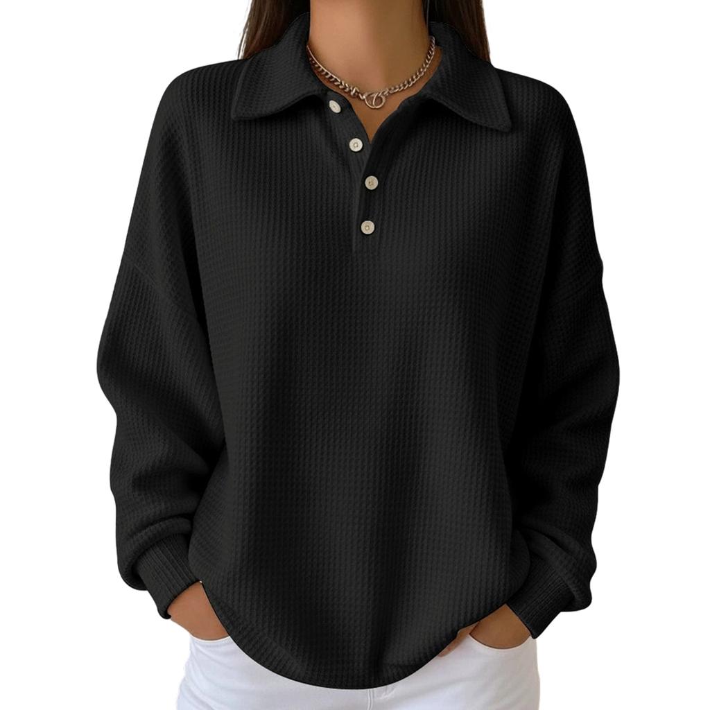 Women's Fashionable Long Sleeve Elegant Commuting And Casual Top