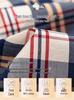 Men's Carbon Brushed Long-Sleeve Plaid Cotton Shirt