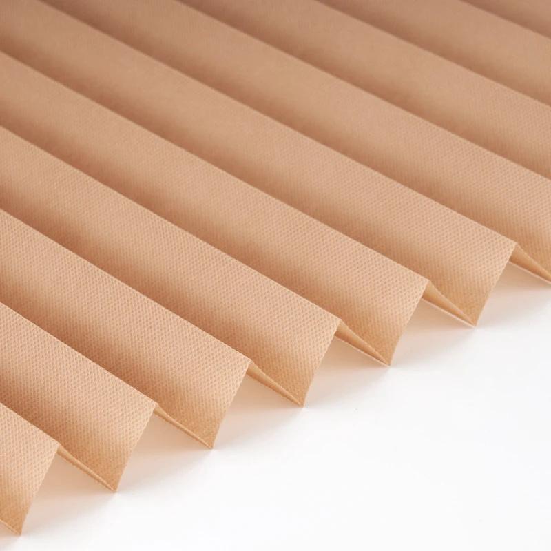 Pleated Window Blinds Temporary Window Shades Cordless Light Filtering Pleated Paper Shades Room Darkening Blind for Home Office