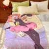Anime S-Saint T-Tail Throw Flannel Throw Blanket, Lightweight Cozy, Durable Washable cute Cool