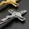 Fashion Car Ornament Metal Wood Jesus Cross Crucifix Auto Interior Dashboard Decoration Christian Jesus Ornaments Accessories