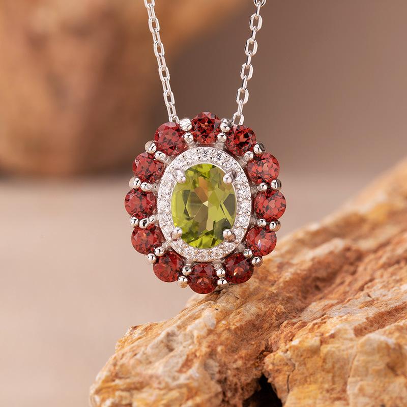 Natural Colored Jewelry Aquamarine Topaz Amethyst Citrine Stud Earrings S925 Silver Light Luxury High Sense