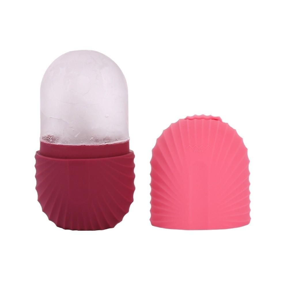 Silicone Ice Cube Face Roller Cooling De-Puffing Facial Silicone Ice Mold Shrink Pores Skincare Tool Facial Ice Roller