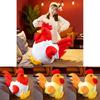 Adorable New Plush Rooster Toy Soft And Cuddly Chicken Doll For Kids And Collectors 30cm To 100cm Sizes Available