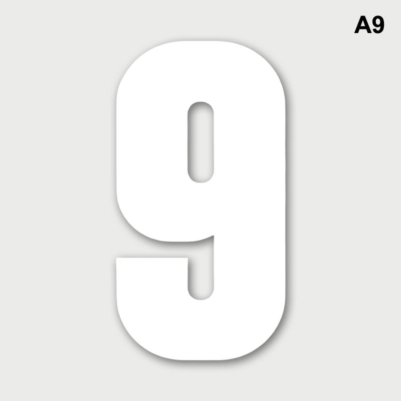 Trash Can Dustbin Number Sticker Self Adhesive Wheelie Bin Stickers Garage Decals Diy Free Combination Weatherproof