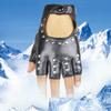 Dancing Half Finger Gloves Men and Women Liuding Autumn and Winter Night Club Performance Pole Dance Ladies, Ga Party Performance Rivet