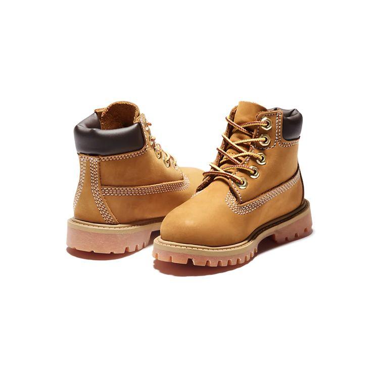 Timberland 6 Zoll Rutschfeste Arbeits Outdoor Strapazierfähige Stoßdämpfende Wasserdichte Mid-Calf Stiefel Kinderstiefel Gelb 12809713