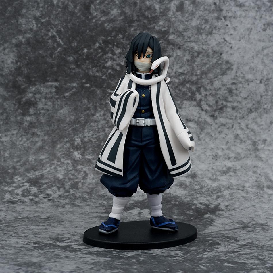 Anime Demon Slayer Figure Kamado Tanjirou Nezuko Action Figures PVC Model Toys Zenitsu Figurine Inosuke Kimetsu No Yaiba Figura