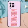 Personalised Pastel Custom Name For Samsung Galaxy M13 M23 M33 M53 M51 M21 M31s M30s M20 M14 M34 M54 M12 M32 M52 Case Funda