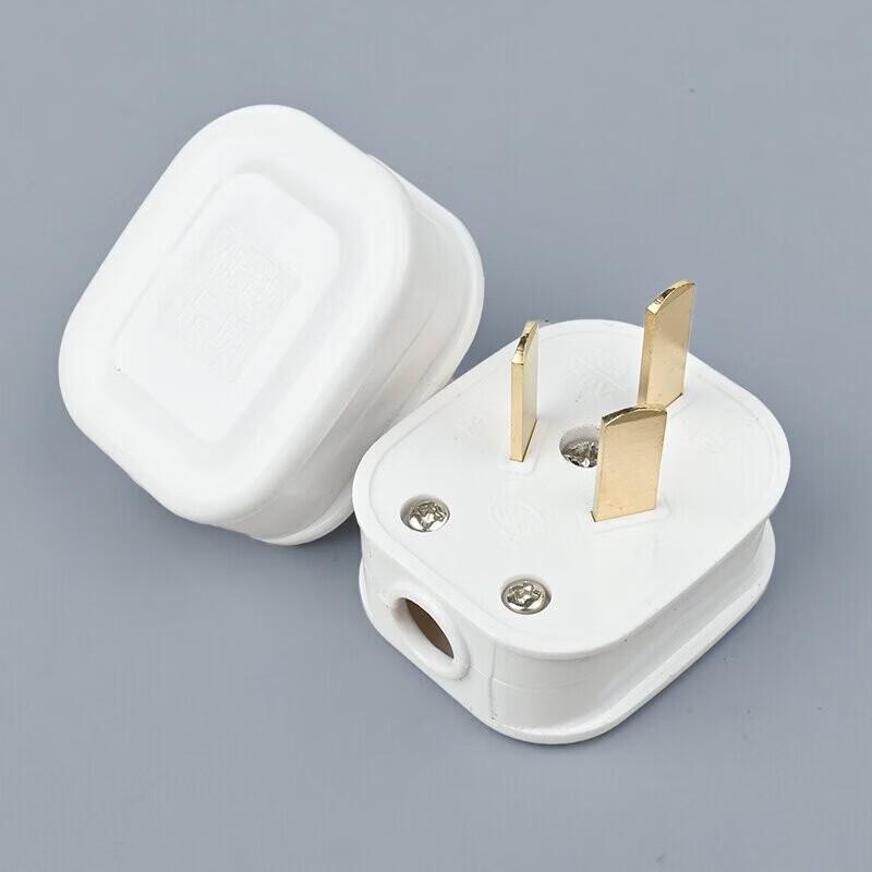 Jushun Pure Copper Three-Pin Power Plug