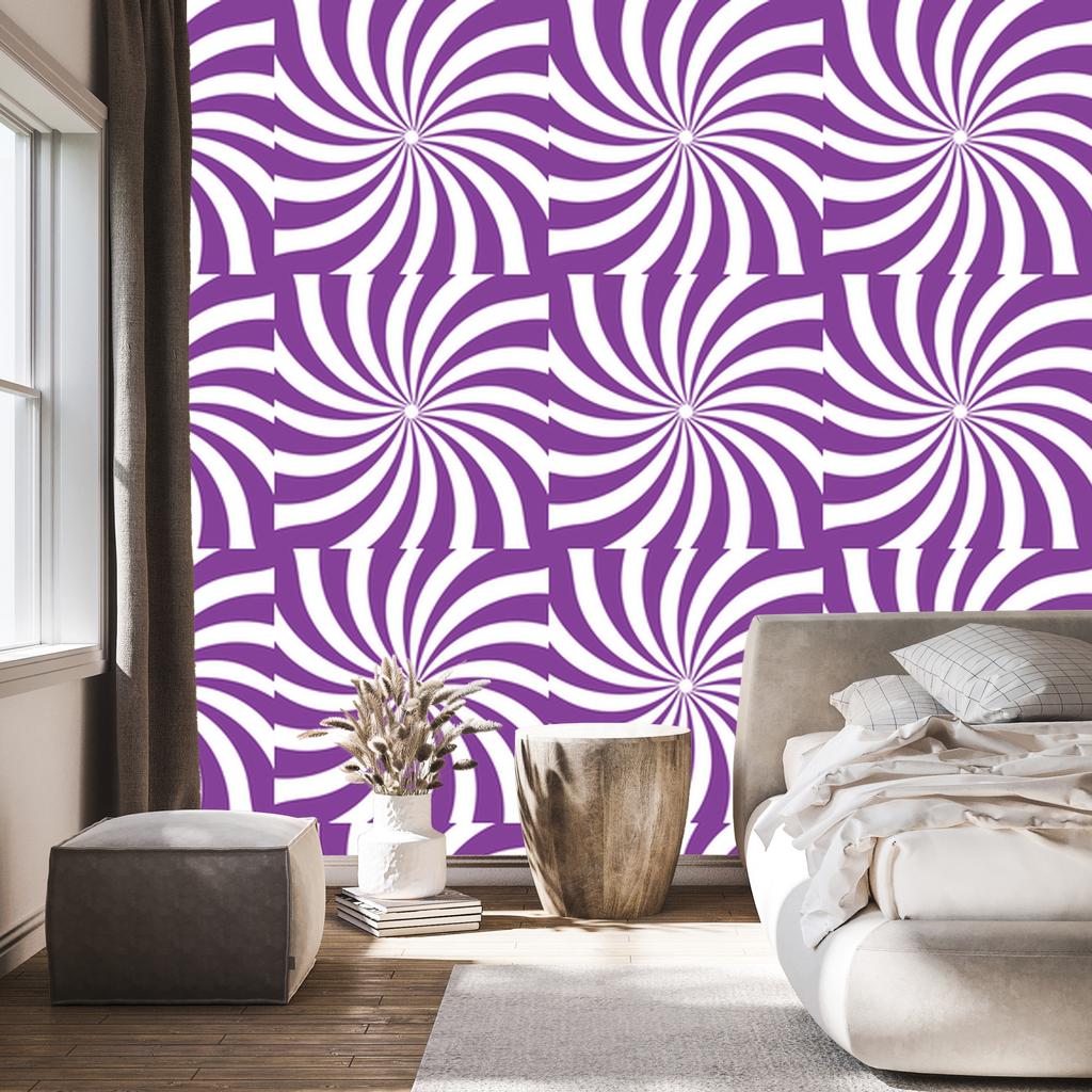 Hippie background purple wallpaper for living room and bedroom 50x1000
