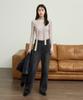 MIND BRIDGE WOMEN [W] Wide Gray Cutout Denim Pants Mydp6214