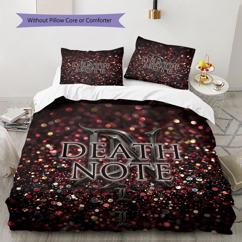 Death Note Comfor Duvet Cover Kid's Bedding Set,Extra Large Size Holiday Gift Various Sizes Available -HE182