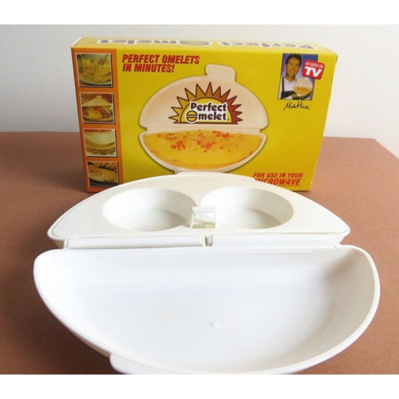 Egg Breakfast Pan Microwave Omelet Pan Egg Poacher Egg Maker Easy to Use Non-Stick Breakfast Egg Cooking Tool for Baking