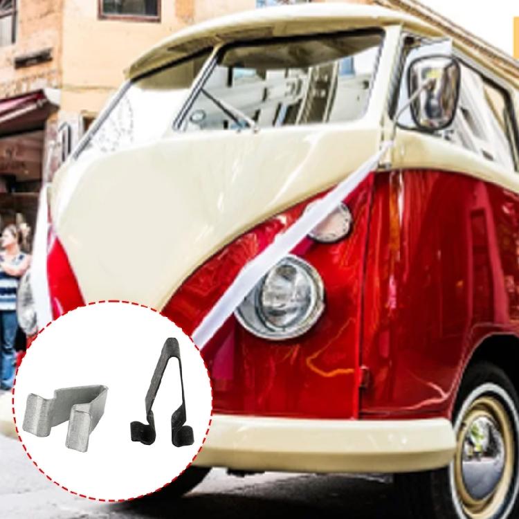 20pcs Threshold Fastening Clips Sill Panel Retainers 4B0867276A 3B98672 Plastic Car Detail Enhancement for Automotives 