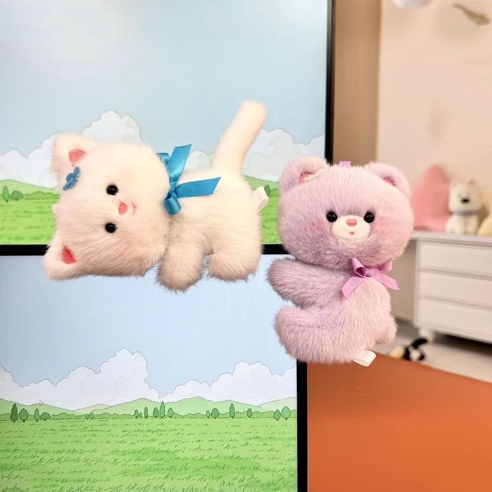 Hug Shape Rabbit Plush Stuffed Toys Simulation Plush Doll Computer Clip  Birthday Parties