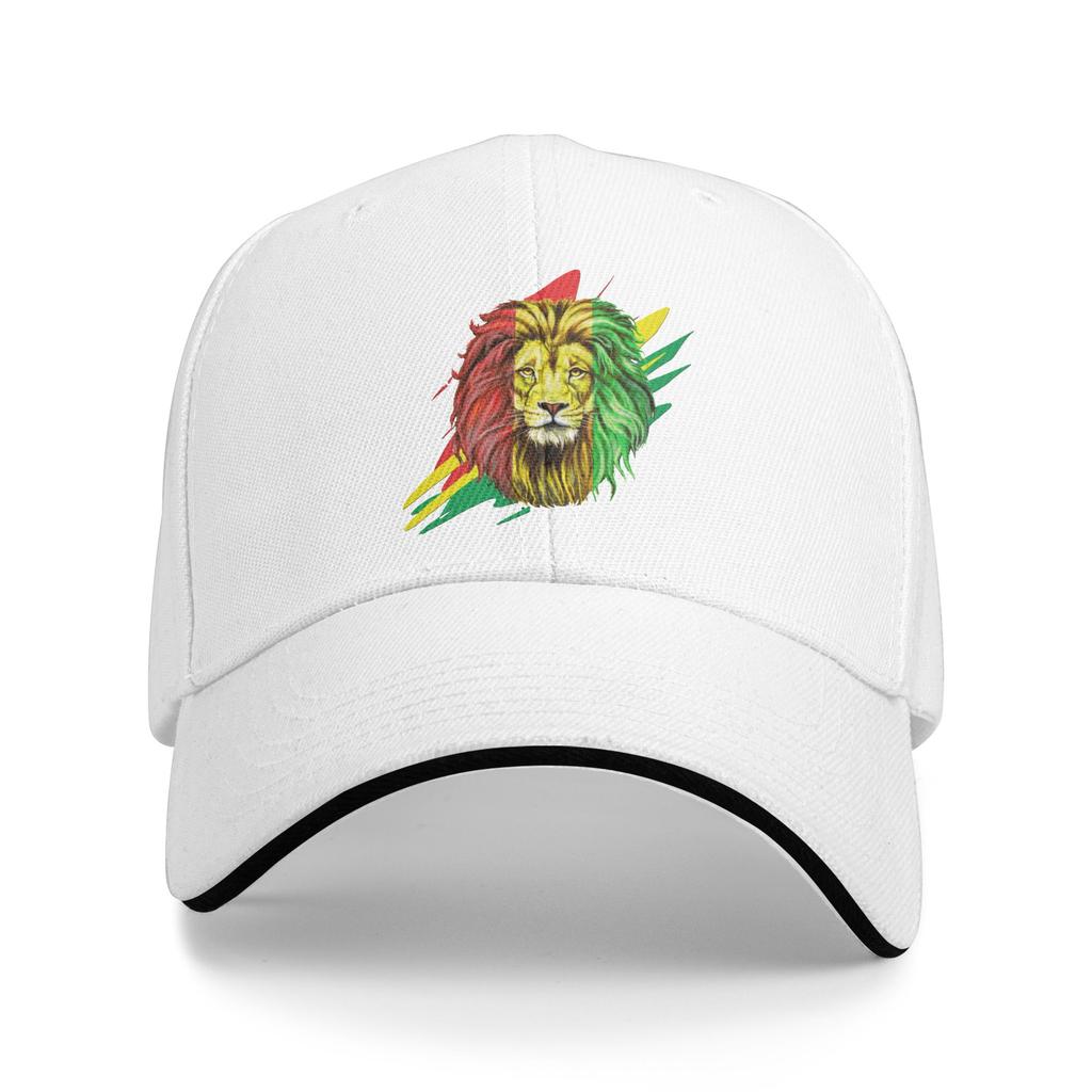 Custom Fashion Rastafari Rasta Lion Of Judah  Baseball Cap Unisex Women Adjustable Adult Jamaica Flag Dad Hat Spring Sun Hat