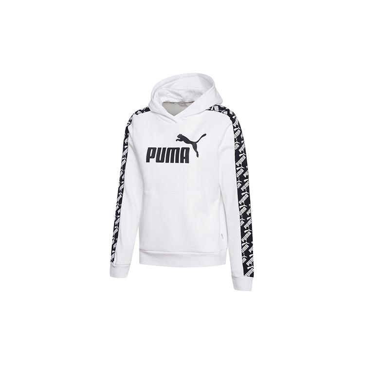 (WMNS) PUMA Amplified Cropped Hoodie White Women s 583817-02 M