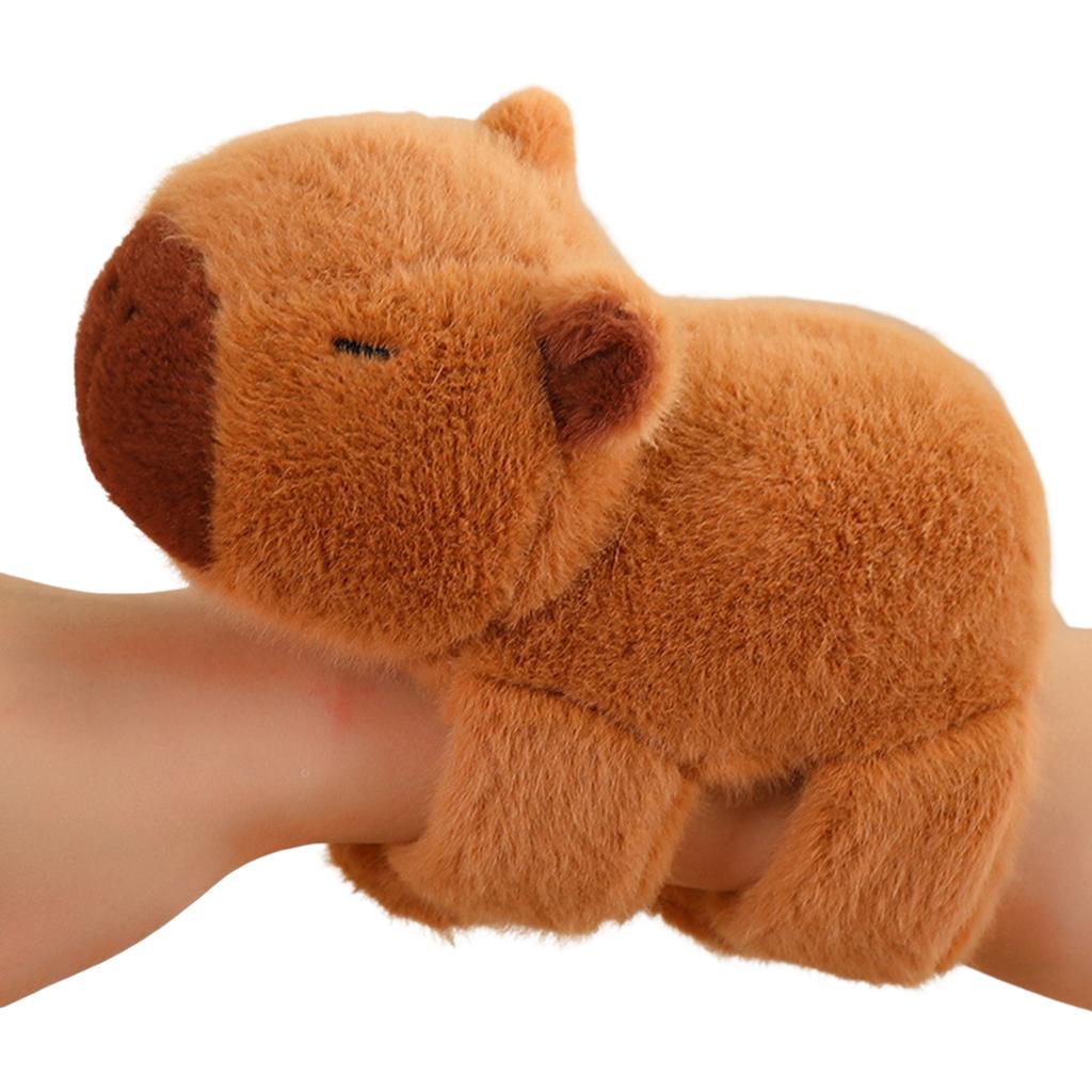 Cute Artificial Simulated Animal Papa Circle Ins Capybara Panda Slap Bracelets Wristband For Men And Women Lovely Children Gift
