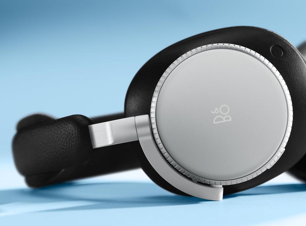 Bang Olufsen Flagship Wireless Headphones Beoplay H100 Infinite Black Active Noise Cancelling Bluetooth Stereo Wired Sustainable Design & 3.5mm