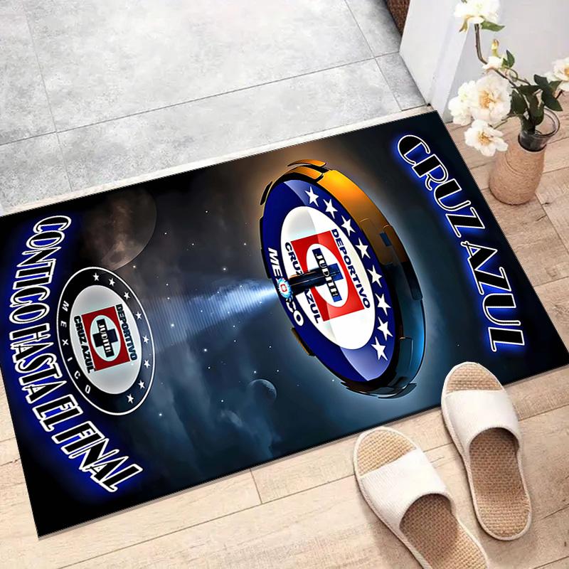 1 Stück Fußballmannschaft (66) Design Bedruckter Teppich für Schlafzimmer Wohnzimmer Heimdekoration Teppiche Matte Rutschfeste Matte Teppich für das Bett