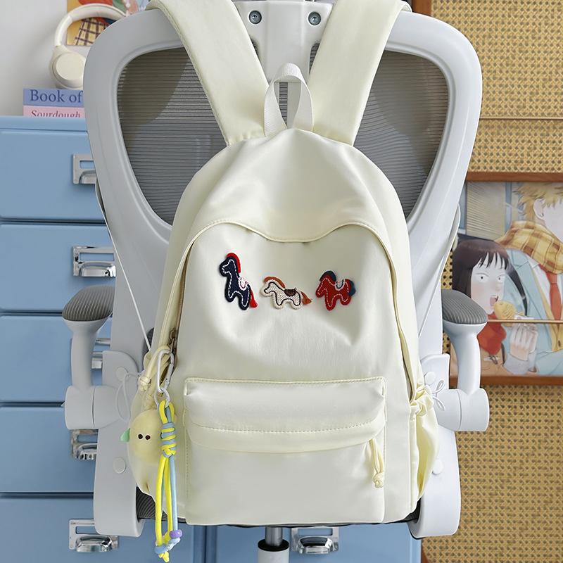 Schoolbag new ins sweet wind cartoon pony backpack versatile girl backpack junior high school student large capacity schoolbag