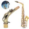 Gât de saxofon din alamă pentru saxofon alto, tub îndoit, accesorii pentru instrumente muzicale 2,45 cm, alamă antică