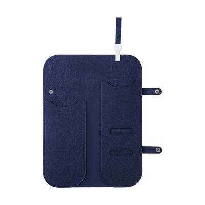 Easy Carry Portable Hanging Felt Storage Bag With Thermal Protective For Hair Curling Iron Travel Organizers