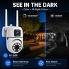AIOOK Açık Hava Kablosuz Kamera HD 4MP Cihaz Su Geçirmez Otomatik Takip İnsansı WiFi PTZ Kamera Vigilancia Wifi