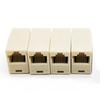 RJ45 Connector Network Cable Connectors Cable Joiner Coupler RJ45 Extender Plug Dual Straight Head