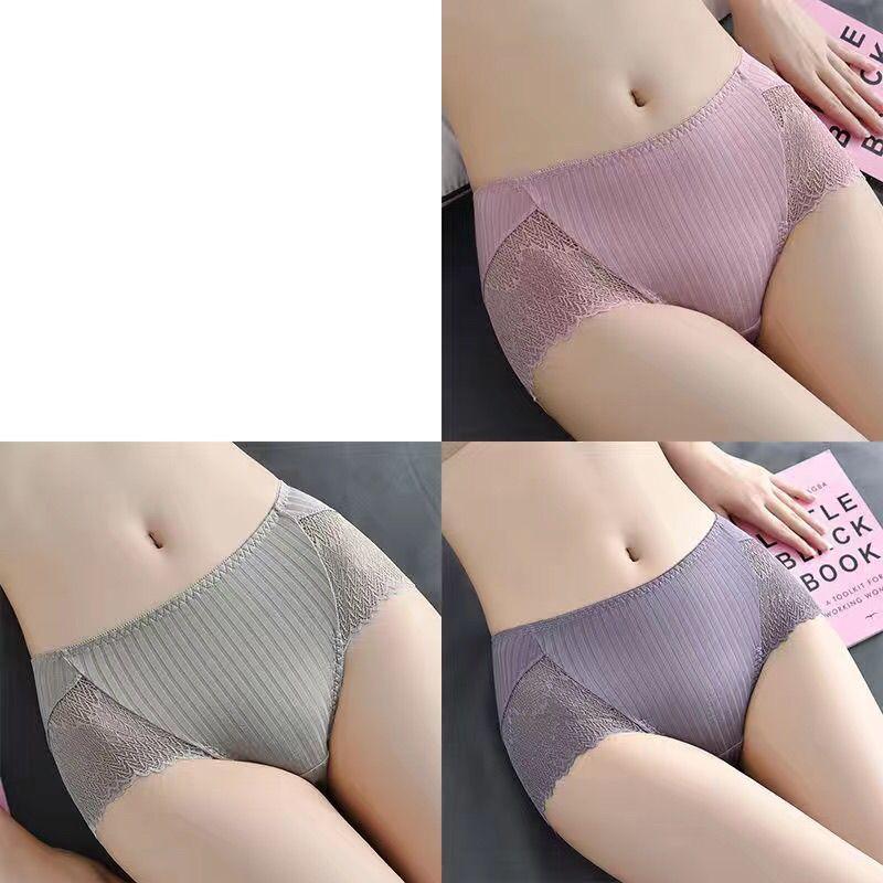 

Нижнее белье средней талии Женские плоские угловые свободные дышащие женские треугольные брюки 2XL