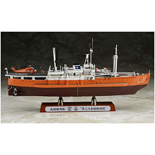 Hasegawa FALLER 1/350 Japan Coast Guard Antarctic Research Vessel Soya Third Antarctic Research Expedition Plastic Model Kit Z23