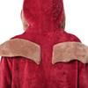 OLAOLA Dragon Kigurumi Pajamas for Halloween Animal Fluffy Dragon Warm and Flannel Unisex Adults, Red, Costume, Costume, Pajamas, Cold-Proof