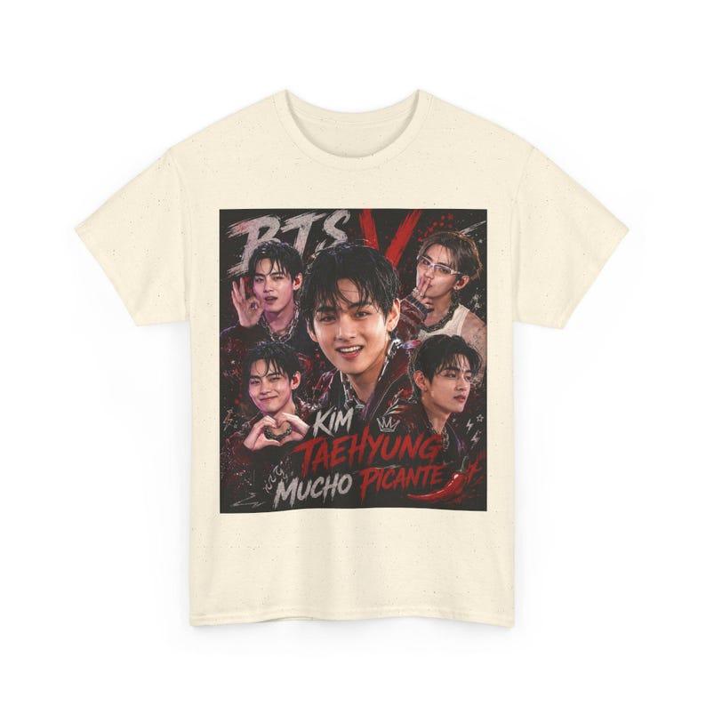 2026 Hot Vintage Bangtan BTS V T-shirt Y2K Gothic Cotton Oversized T-shirt Unisex Casual Loose Short Sleeve Crew Neck Summer Tops