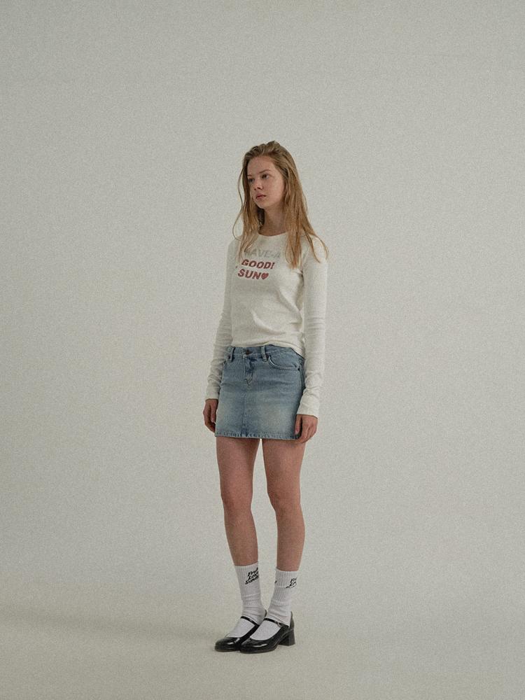 SONNTAGS OBSTMARKT W) Sonntags Jeansrock Helles Jeans