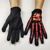 Punk Skeleton Gloves Halloween Party Accessory Breathable Fabric Suitable for Gothic Costume Cosplay