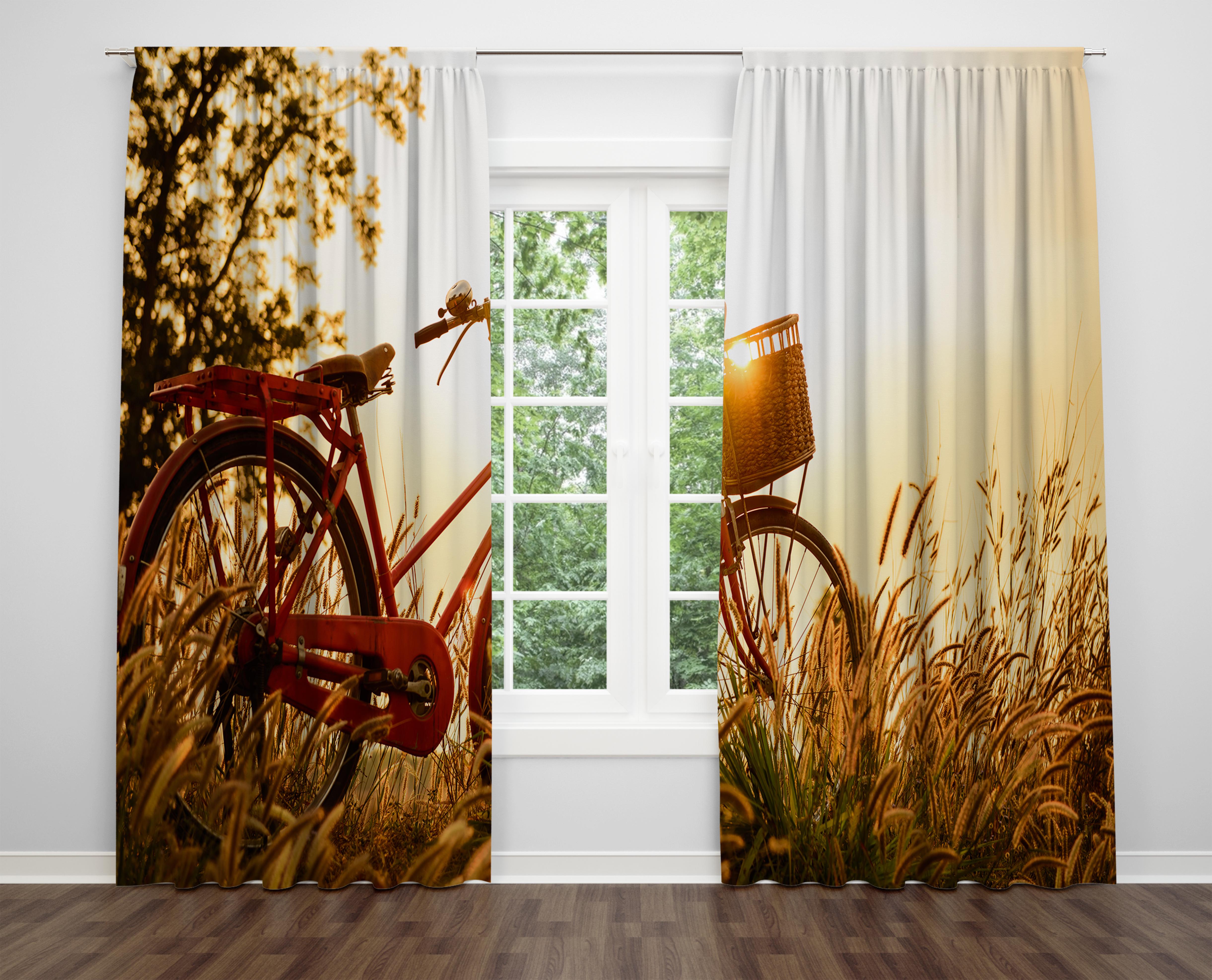 

Декоративний дизайн, високоякісна бавовняна тканина, ви можете вибрати одну або подвійну фіранку з крила 1 piece різнокольоровий