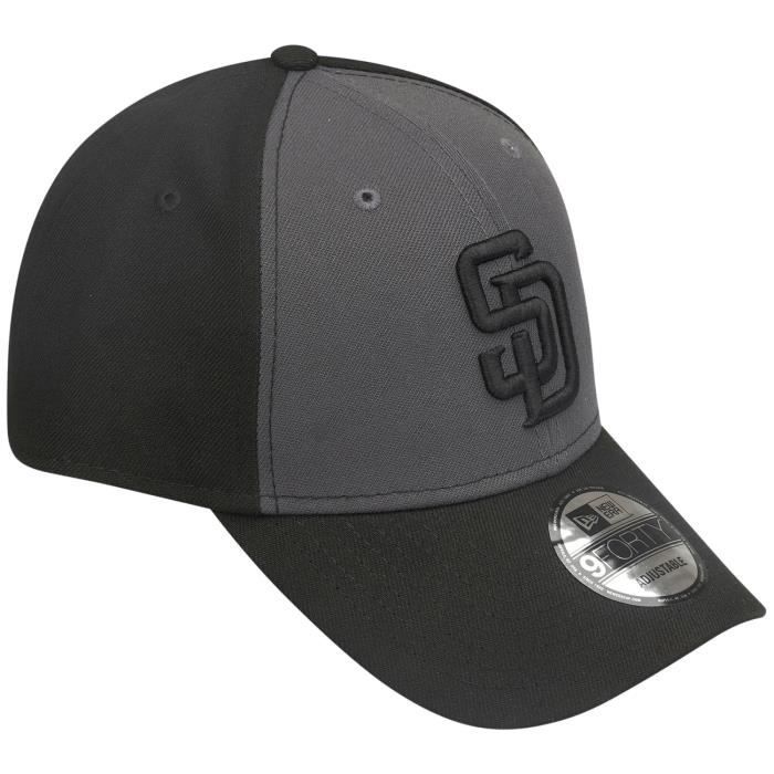Casquette 9FORTY - New Era - San Diego Padres - Noir/Graphite - 100% Polyester - Unisexe