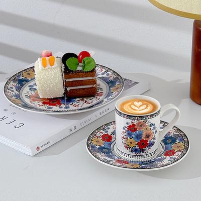 Bohemian Coffee Cup Couple Cup Ceramic Family Living Room Afternoon Tea Set z zestawem spodków do kawy i wody pitnej